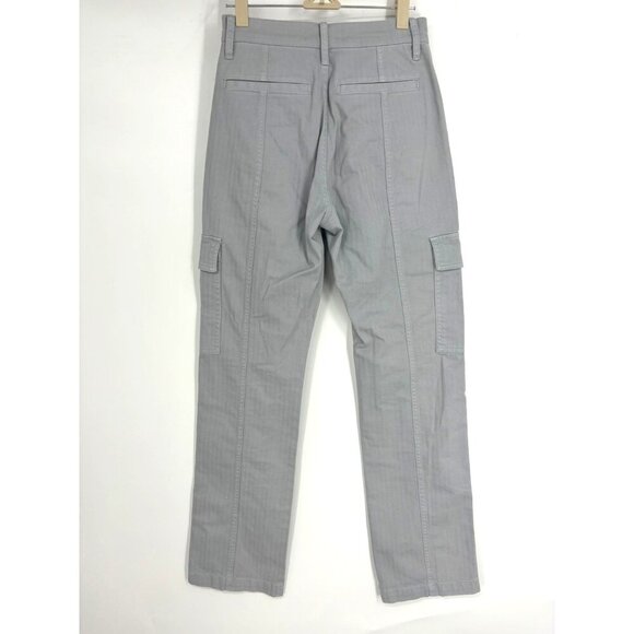 NWOT Madewell The Garment-Dyed '90s Straight Cargo Pant in Solstice Gray 23 - Picture 4 of 4